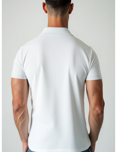 Gino Santi Heren Polo Pique Light Grey