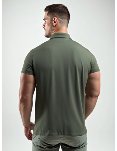 Gino Santi Heren Polo Pique Forest Green