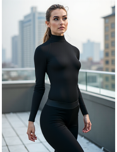 Gino Santi Dames Thermo Viloft Broek Zwart