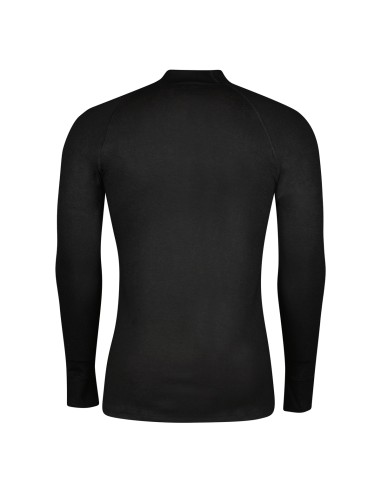 Gino Santi Heren Thermo Viloft shirt Lange Mouw Zwart