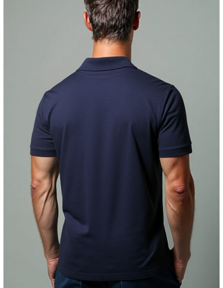 Gino Santi Heren Polo Navy