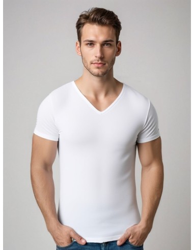 MWTS Heren T-shirt V-hals Slim fit 2-Pack