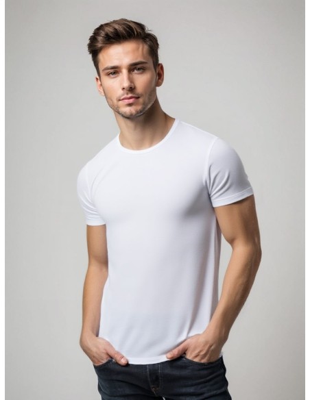 MWTS Heren T-shirt ronde hals Slim fit 2-Pack