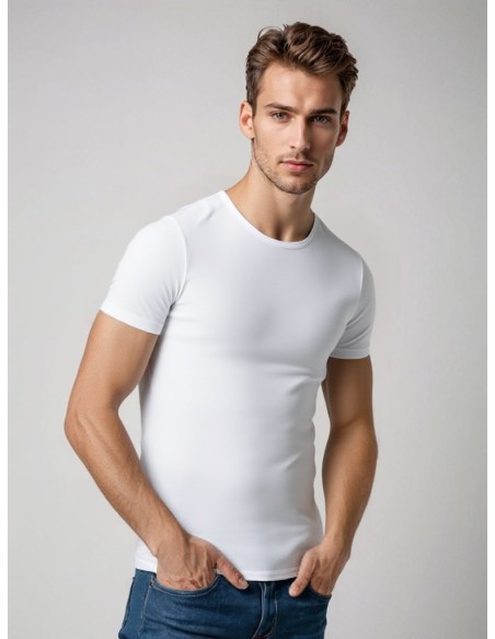 MWTS Heren T-shirt ronde hals Slim fit 2-Pack