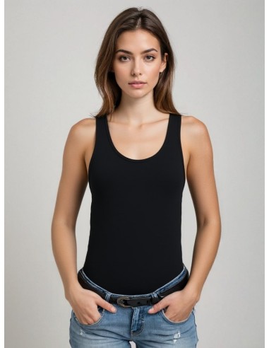 MWTS Dames Topje zwart 2-Pack