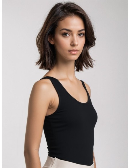 MWTS Dames Topje zwart 2-Pack