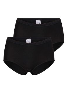 Beeren Dames slip Maxi Comfort Feeling 2Pack Zwart