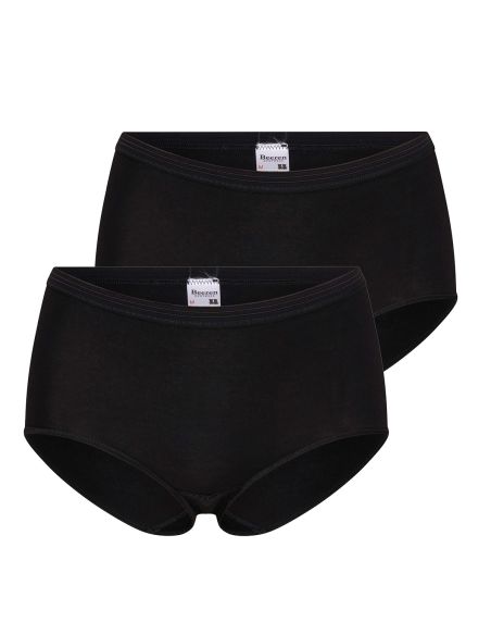 Beeren Dames slip Maxi Comfort Feeling 2Pack Zwart