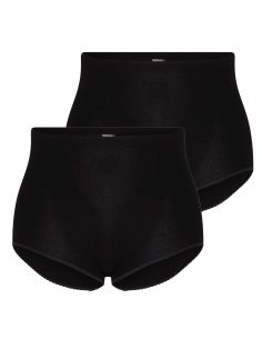 Beeren Dames tailleslip (Maxi) Briljant 2Pack Zwart