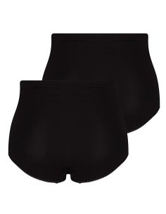 Beeren Dames tailleslip (Maxi) Briljant 2Pack Zwart 2