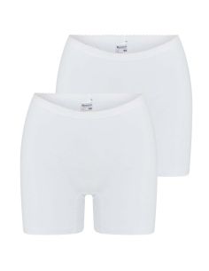 Beeren Dames boxershort Softly met lange pijp 2Pack Wit