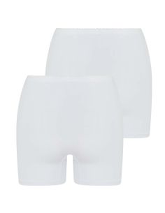 Beeren Dames boxershort Softly met lange pijp 2Pack Wit 2