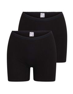 Beeren Dames boxershort Softly met lange pijp 2Pack Zwart