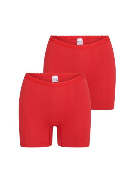 Beeren Dames boxershort Softly met lange pijp 2Pack Rood