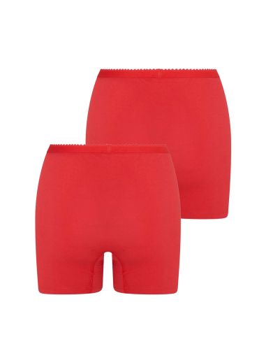 Beeren Dames boxershort Softly met lange pijp 2Pack Rood