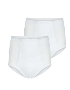 Beeren Heren tailleslip Startex met gulp 2Pack Wit