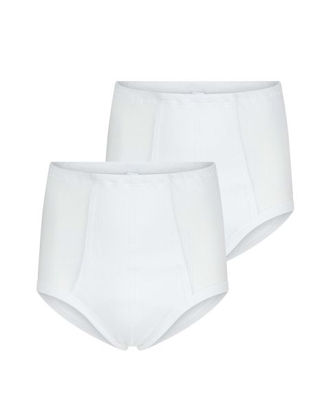 Beeren Heren tailleslip Startex met gulp 2Pack Wit