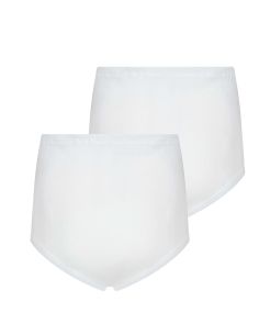 Beeren Heren tailleslip Startex met gulp 2Pack Wit 2