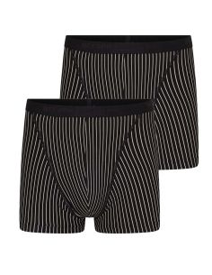 Beeren Heren boxershort B.Y. Rocky 2Pack Zwart