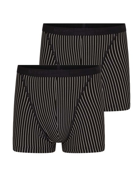 Beeren Heren boxershort B.Y. Rocky 2Pack Zwart