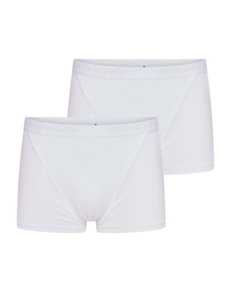 Beeren Heren boxershort Young (zachte micro stof) 2Pack Wit
