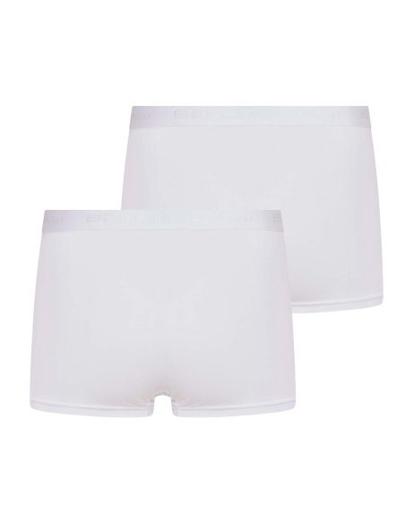 Beeren Heren boxershort Young (zachte micro stof) 2Pack Wit