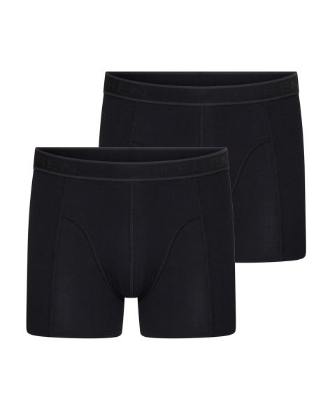 Beeren Heren boxershort Cotton Stretch Hugo 2Pack Zwart
