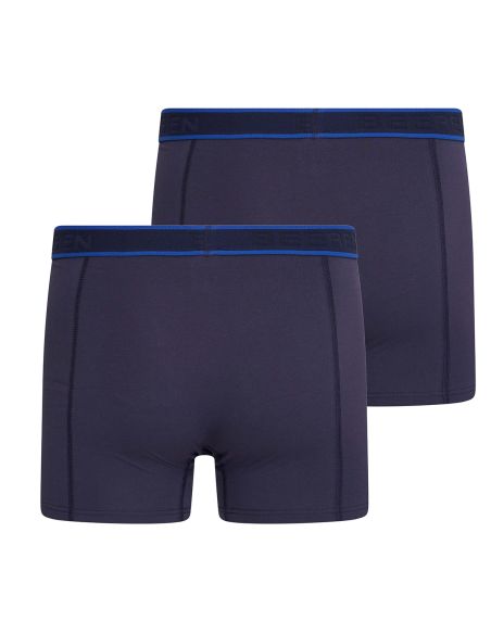 Beeren Heren boxershort Cotton Stretch Hugo 2Pack Navy