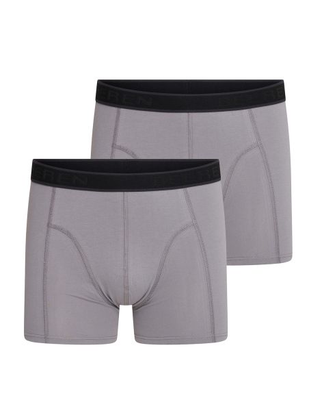 Beeren Heren boxershort Cotton Stretch Hugo 2Pack Grijs