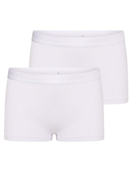 Beeren Meisjes boxershort Comfort Feeling 2Pack Wit