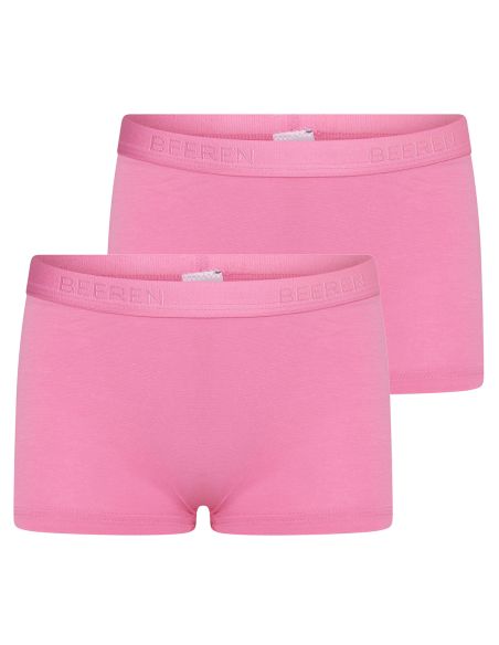 Beeren Meisjes boxershort Comfort Feeling 2Pack Roze