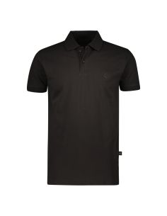 Gino Santi Heren Polo Pique Black