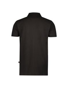 Gino Santi Heren Polo Pique Black 2