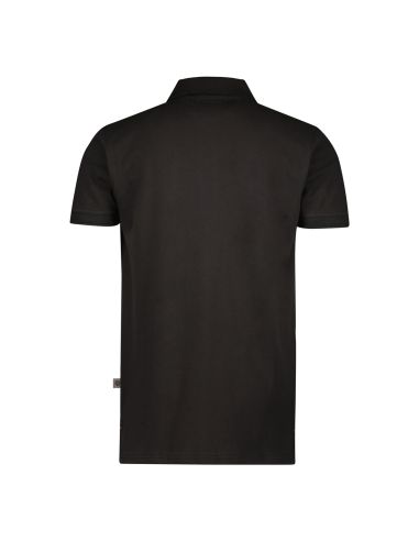 Gino Santi Heren Polo Pique Black