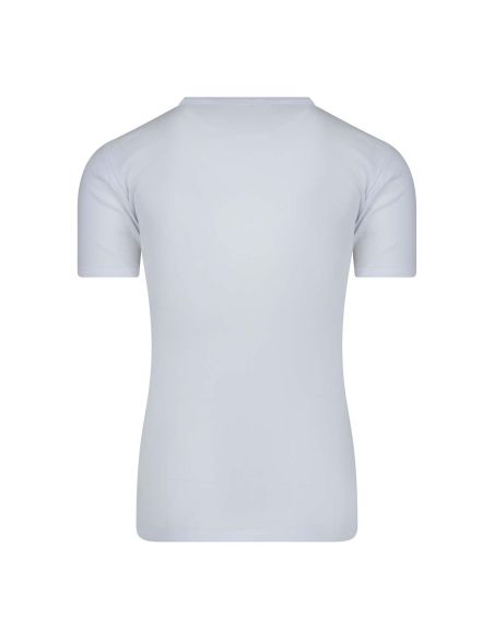 Beeren Heren T-shirt V-hals en K.M. M3000 Wit