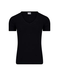 Beeren Heren T-shirt met diepe V-hals M3000 Zwart 2