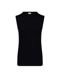 Beeren Heren mouwloos shirt V-hals M3000 Zwart