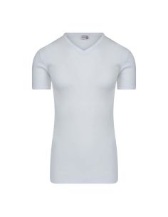 Beeren Heren Extra lang T-shirt met V-hals M3000 Wit