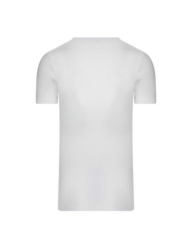 Beeren Heren Extra lang T-shirt met diepe V-hals M3000 Wit