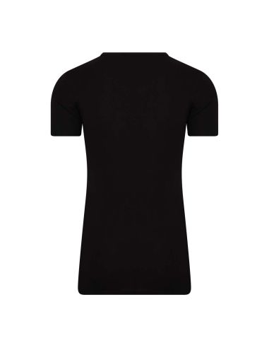 Beeren Heren Extra lang T-shirt met diepe V-hals M3000 Zwart
