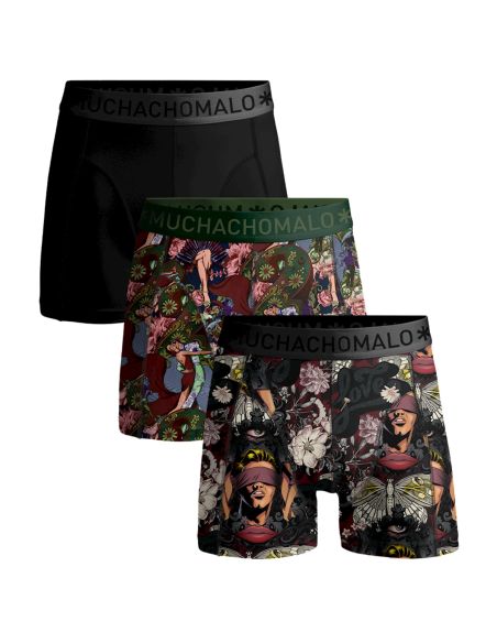 MuchachoMalo Heren Boxershorts 3Pack Blind Tango