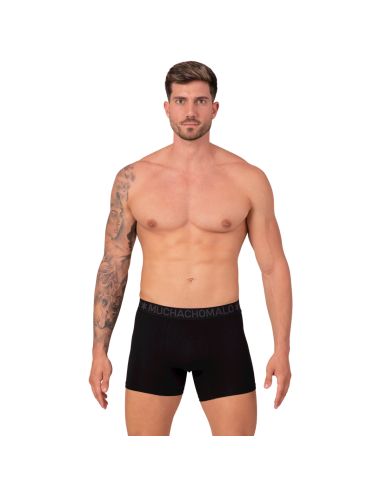 MuchachoMalo Heren Boxershorts Bamboo 2Pack Zwart