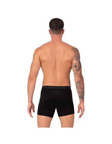 MuchachoMalo Heren Boxershorts Bamboo 2Pack Zwart