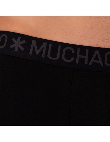 MuchachoMalo Heren Boxershorts Bamboo 2Pack Zwart