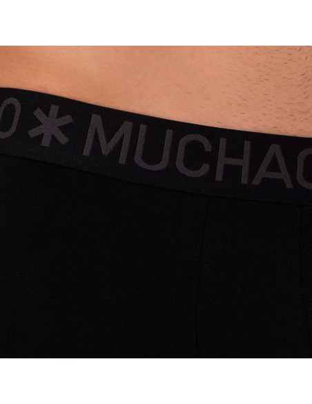 MuchachoMalo Heren Boxershorts Bamboo 2Pack Zwart