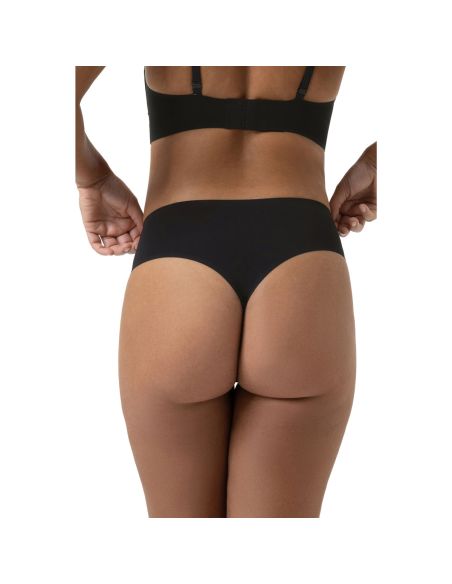 MEY Dames Invisibles Highwaist String Zwart