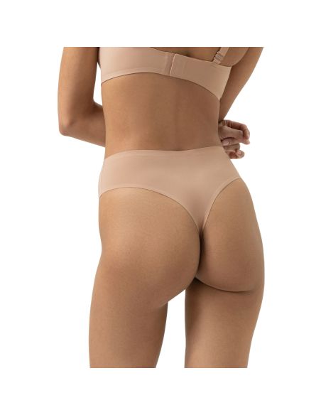 MEY Dames Invisibles Highwaist String Cream Tan