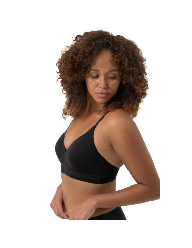 MEY Dames Invisibles Padded Triangle Bra Zwart