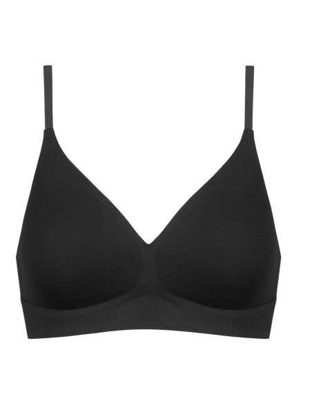 MEY Dames Invisibles Padded Triangle Bra Zwart