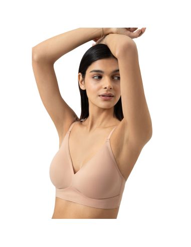 MEY Dames Invisibles Padded Triangle Bra Cream Tan